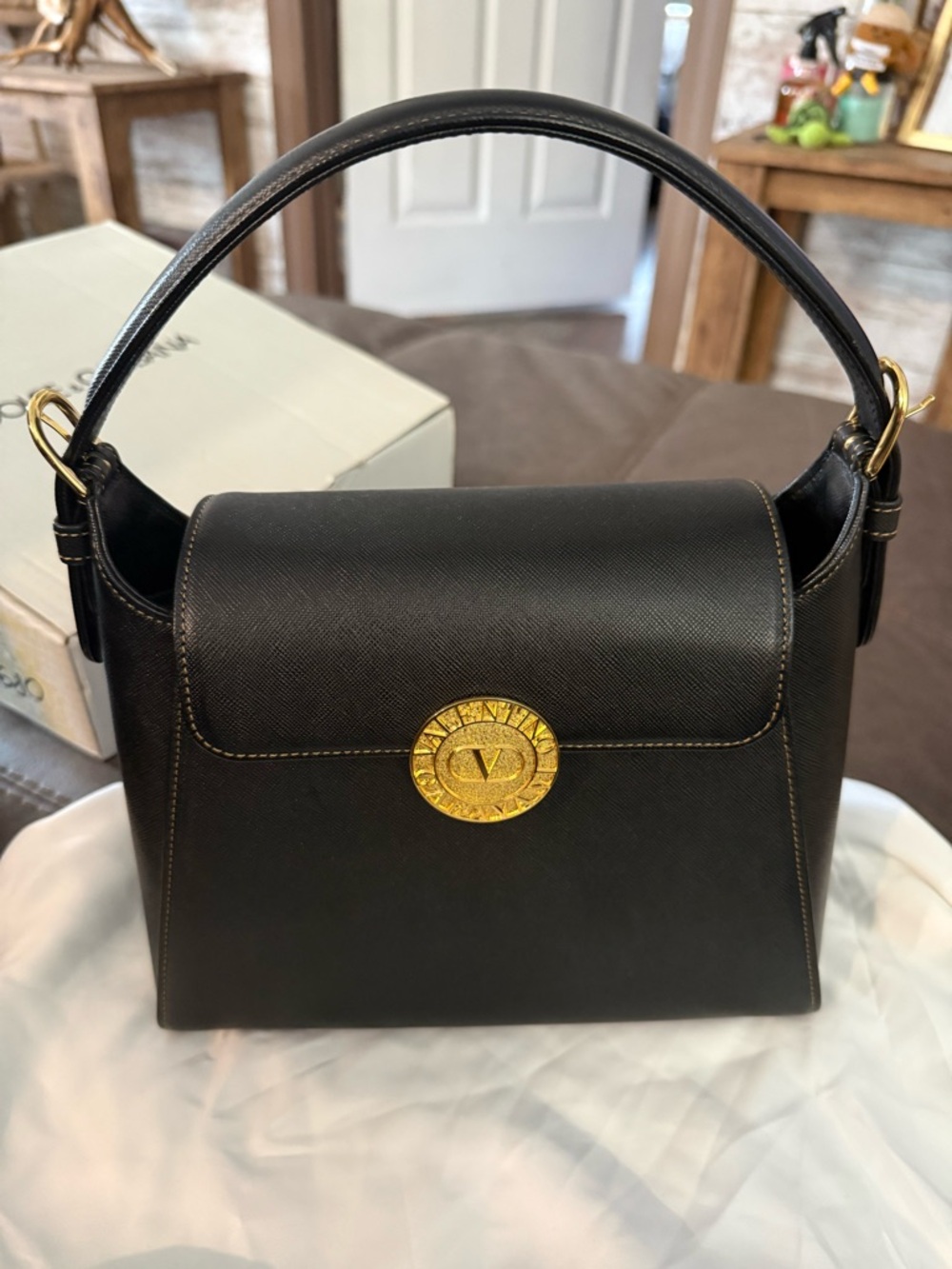 Valentino Garavani Vintage 2way Top Handle bag w/ convertible crossbody strap